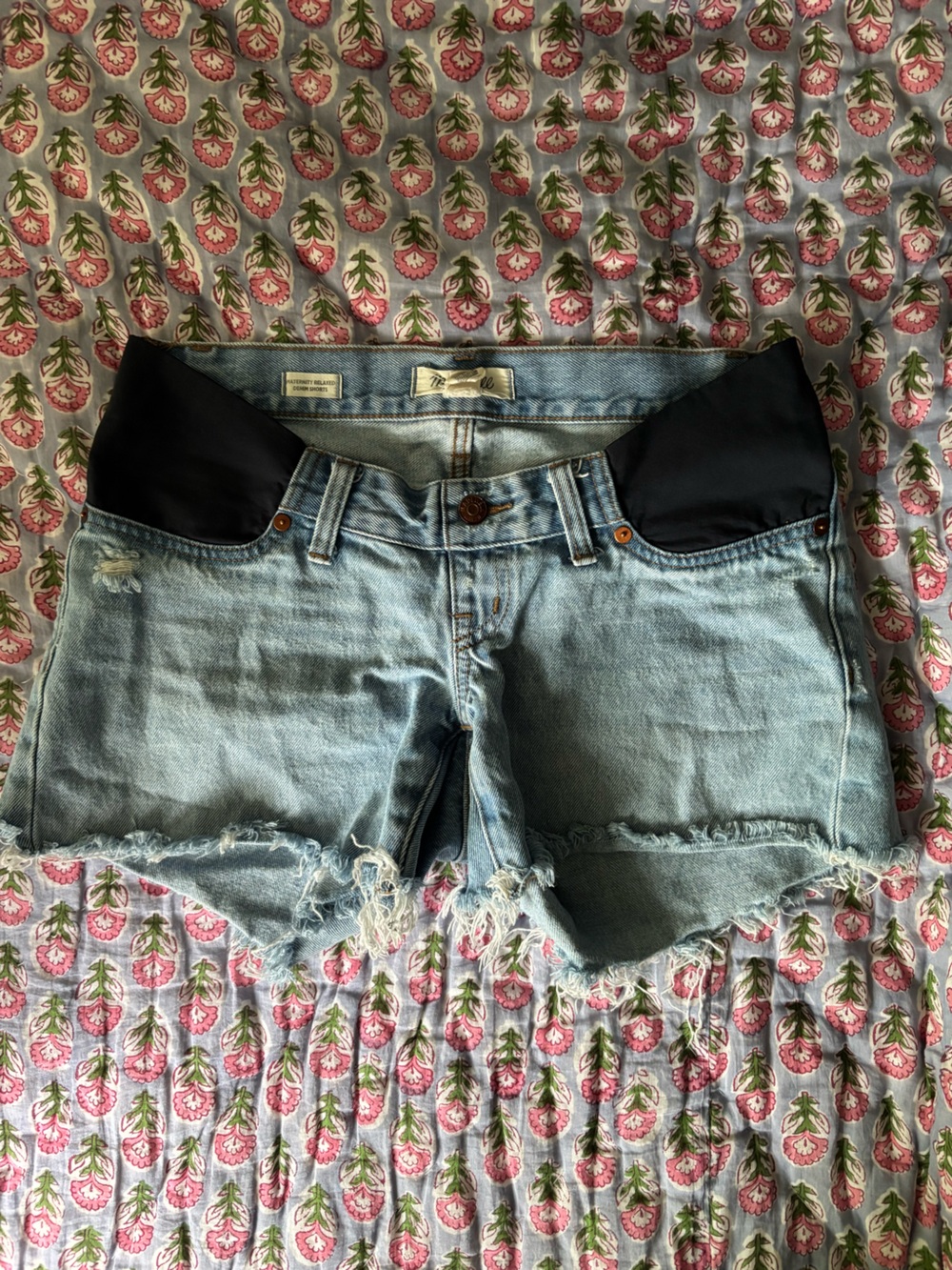 Madewell Maternity Relaxed Denim Shorts